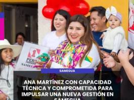 SAMEGUA | ANA MARTÍNEZ CON CAPACIDAD TÉCNICA Y COMPROMETIDA PARA IMPULSAR UNA NUEVA GESTIÓN EN SAMEGUA.