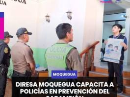 MOQUEGUA | DIRESA MOQUEGUA CAPACITA A POLICÍAS EN PREVENCIÓN DEL SARAMPIÓN.