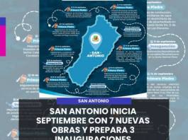 SAN ANTONIO | SAN ANTONIO INICIA SEPTIEMBRE CON 7 NUEVAS OBRAS Y PREPARA 3 INAUGURACIONES.