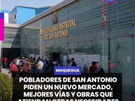 SAN ANTONIO | POBLADORES DE SAN ANTONIO PIDEN UN NUEVO MERCADO, MEJORES VÍAS Y OBRAS QUE ATIENDAN OTRAS NECESIDADES