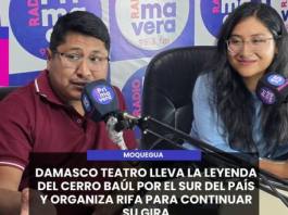 MOQUEGUA | DAMASHKO TEATRO LLEVA LA LEYENDA DEL CERRO BAÚL POR EL SUR DEL PAÍS Y ORGANIZA RIFA PARA CONTINUAR SU GIRA