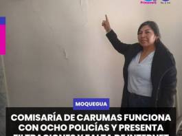 CARUMAS | COMISARÍA DE CARUMAS FUNCIONA CON OCHO POLICÍAS Y PRESENTA FILTRACIONES Y FALTA DE INTERNET