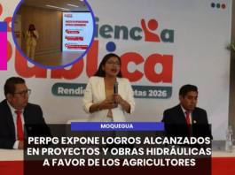 MOQUEGUA | PERPG EXPONE LOGROS ALCANZADOS EN PROYECTOS Y OBRAS HIDRÁULICAS A FAVOR DE LOS AGRICULTORES