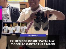 CHEN CHEN | EX-REGIDOR CORRE "PATAKALA" Y CON LAS OJOTAS EN LA MANO