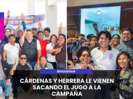 MOQUEGUA | CÁRDENAS Y HERRERA LE VIENEN SACANDO EL JUGO A LA CAMPAÑA