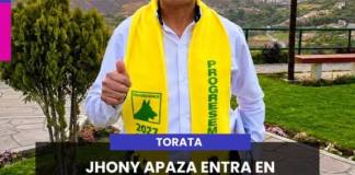 MOQUEGUA | JOHNNY APAZA ENTRA EN CARRERA: “TORATA NECESITA AGUA, SALUD, EDUCACIÓN Y MÁS TURISMO”