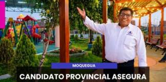 MOQUEGUA | SANTOS VILLEGAS ASEGURA QUE IMPULSARÁ NUEVA PTAR Y ASFALTADO INTEGRAL EN MARISCAL NIETO.