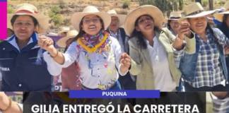 PUQUINA | GILIA ENTREGÓ LA CARRETERA DE CHILATA BAILANDO CARNAVALES.