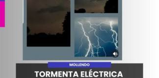 MOLLENDO | TORMENTA ELÉCTRICA SORPRENDE A POBLADORES DEL LITORAL DURANTE LA NOCHE