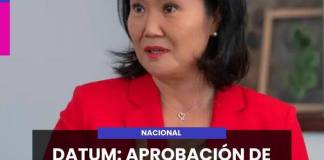 NACIONAL | DATUM: APROBACIÓN DE KEIKO FUJIMORI CAYÓ 18 PUNTOS EN SEPTIEMBRE
