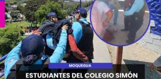 MOQUEGUA | ESTUDIANTES DEL COLEGIO SIMÓN BOLÍVAR FUERON AUXILIADOS DURANTE EXCURSIÓN; TRES ESCOLARES FUERON TRASLADADOS AL HOSPITAL