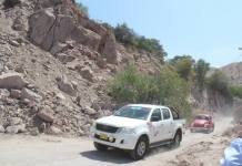 Se acuerda cierre de trÃƒÂ¡nsito en el Sector del Puente Tumilaca por deslizamiento de rocas