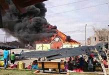 Ilo: Incendio arrasa con parroquia de la Pampa InalÃƒÂ¡mbrica