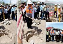 ALCALDE DE MOQUEGUA DR. HUGO QUISPE MAMANI COLOCÃƒâ€œ PRIMERA PIEDRA PARA EJECUCIÃƒâ€œN DE OBRAS EN ZONA II DEL CENTRO POBLADO SAN FRANCISCO