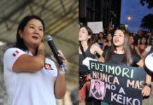 Manifestantes tacneÃƒÂ±os protestan contra Keiko Fujimori