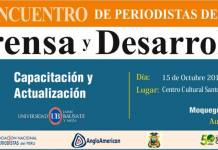 PERIODISTAS PARTICIPARÃN EN JORNADA DE CAPACITACIÃ“N Y ACTUALIZACIÃ“N