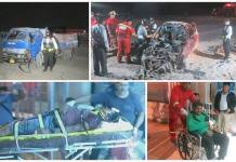 TACNA: CHOQUE VEHICULAR DEJA UN MUERTO Y TRES HERIDOS