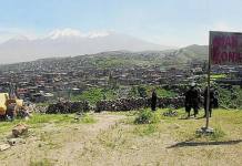 AREQUIPA: EN MIRAFLORES RECUPERAN 5 MIL M2 DE TERRENOS INVADIDOS