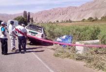 TACNA: VEHÃCULO ATROPELLA A DOS AGRICULTORES EN MIRAVE Y UNA VÃCTIMA FALLECE