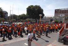 TRABAJADORES DE ILO Y CUAJONE ACATAN SEGUNDO DÃA DE HUELGA INDEFINIDA EN CONTRA DE LA MINERA SPCC