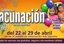 SE INICIA LA SEMANA DE VACUNACIÃ“N DE LAS AMÃ‰RICAS 2017