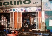 TACNA: INCENDIO ARRASA CON TIENDAS DE FERTILIZANTES Y PÃ‰RDIDAS ASCIENDEN A S/ 250,000