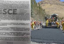SE CAE LICITACIÃ“N PÃšBLICA DE LA CARRETERA MOQUEGUA OMATE AREQUIPA