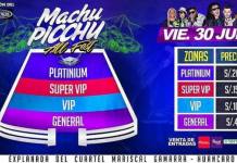 CUSCO: HOY INICIA VENTA DE ENTRADAS PARA EL MACHU PICCHU ALL FEST