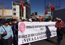 AREQUIPA: PROTESTAN PARA EXIGIR EL PASAJE UNIVERSITARIO