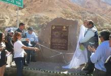 TACNA: INAUGURAN OBRA VIAL QUE UNE A JORGE BASADRE Y CANDARAVE