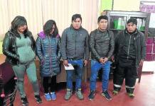 PUNO: DETIENEN A BANDA DE â€œCOGOTEROSâ€ ACUSADOS DE ASALTAR A DOS PARROQUIANOS EN JULIACA