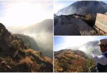AREQUIPA: INCENDIO EN EL CAÃ‘Ã“N DEL COLCA AFECTA HÃBITAT DE CÃ“NDORES