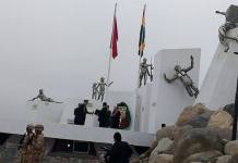 TACNA: MAGISTRADOS BRINDAN HOMENAJE A LOS CAÃDOS DEL ALTO DE LA ALIANZA