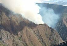 CUSCO: INCENDIO FORESTAL EN LA QUEBRADA DE AOBAMBA