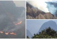 CUSCO: COTINÃšA INCENDIO EN AOBAMBA - MACHU PICCHU