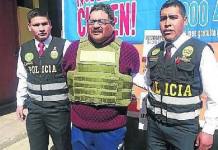 PUNO: ENVÃAN A PRISIÃ“N A EX POLICÃA MIEMBRO DE LA ORGANIZACIÃ“N CRIMINAL LOS METALÃšRGICOS