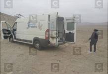 TACNA: VEHÃCULO DE FUNERARIA DESPISTA Y VUELCA EN LA CARRETERA COSTANERA