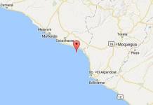 AREQUIPA: SISMO DE 3.7 GRADOS DE MAGNITUD SE REGISTRO EN ISLAY