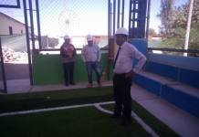 MOQUEGUA: ALCALDE INSPECCIONA CONTRUCCIÃ“N DE LA INFRAESTRUCTURA DEPORTIVA DE ESTUQUIÃ‘A