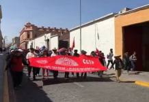 AREQUIPA: TRABAJADORES ESTATALES RECHAZAN EL INDULTO A FUJIMORI