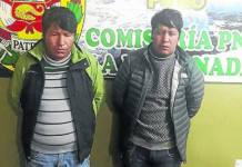 PUNO: BANDA DE COGOTEROS FUE DETENIDA EN LA RINCONADA