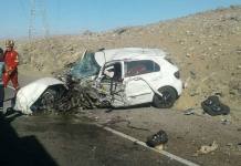 AREQUIPA: TRES BOMBEROS QUEDAN HERIDOS POR CHOQUE DE AUTO