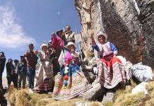 AREQUIPA: POBLADORES HACEN RITO AL AGUA EN EL ORIGEN DEL RÃO AMAZONAS