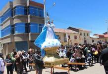PUNO: ÃCORA CELEBRÃ“ A LA VIRGEN DEL ROSARIO CON DANZA LLIPI PULIS