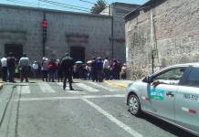 AREQUIPA: TRABAJADORES DEL MINISTERIO PÃšBLICO TOMAN LAS CALLES