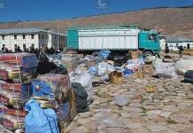 PUNO: CONTRABANDISTAS EMBOSCAN A POLICÃAS PARA RECUPERAR MERCADERÃA DECOMISADA