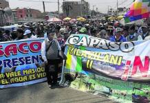 TACNA: COMUNIDADES DE PUNO Y DE TARATA LE ADVIERTEN AL GRT QUE VILAVILANI NO VA