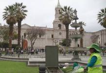 AREQUIPA: PILETA DE LA PLAZA DE ARMAS EN AREQUIPA NO FUNCIONA HACE 15 DÃAS
