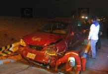 TACNA: TRIPLE CHOQUE EN LA CARRETERA PANAMERICANA DEJA CINCO HERIDOS