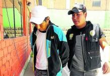 PUNO: GRUPO TERNA DETIENE A DOS POR PERSONAS QUE TIMABAN A TRANSEÃšNTES